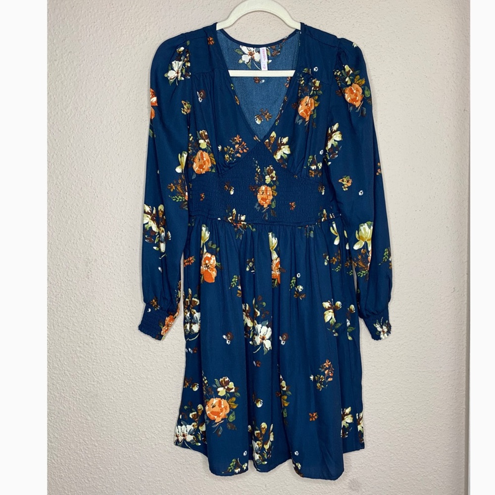 Floral print dress